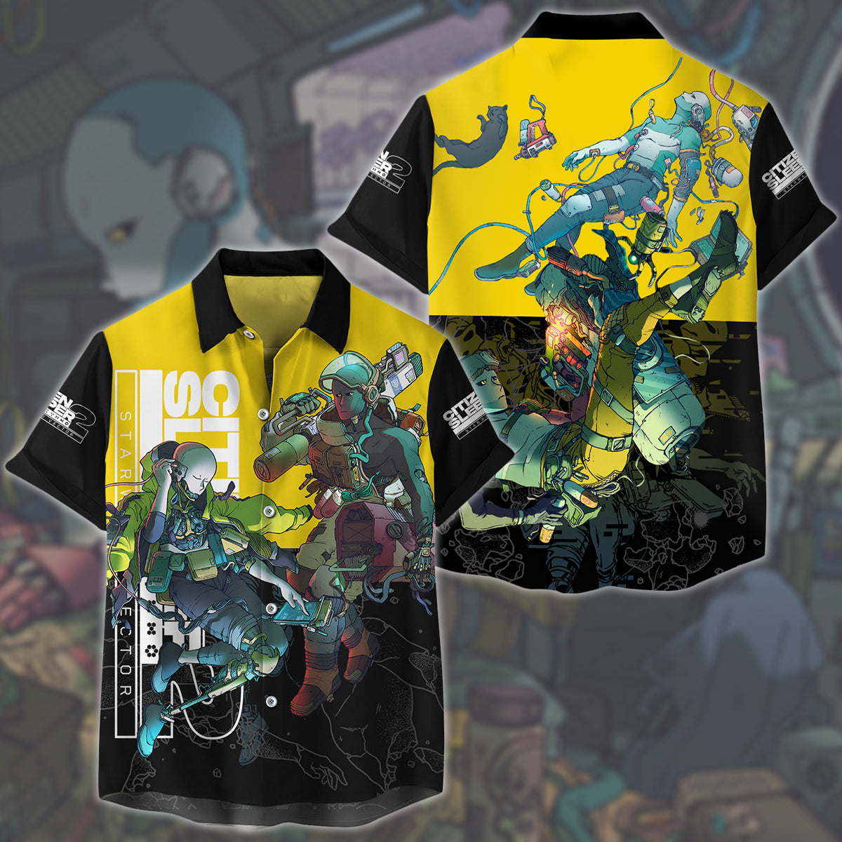 Citizen Sleeper 2: Starward Vector Video Game All Over Printed T-shirt Tank Top Zip Hoodie Pullover Hoodie Hawaiian Shirt Beach Shorts Joggers Hawaiian Shirt S