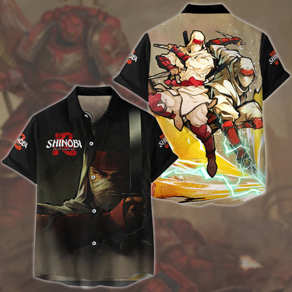 Shinobi: Art of Vengeance Video Game All Over Printed T-shirt Tank Top Zip Hoodie Pullover Hoodie Hawaiian Shirt Beach Shorts Joggers Hawaiian Shirt S