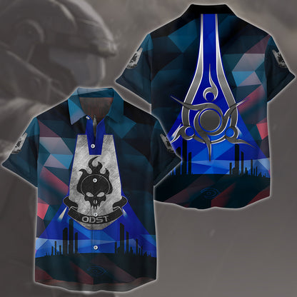 Halo ODST Video Game All Over Printed T-shirt Tank Top Zip Hoodie Pullover Hoodie Hawaiian Shirt Beach Shorts Joggers