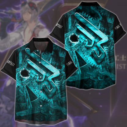 Final Fantasy Machinist Video Game All Over Printed T-shirt Tank Top Zip Hoodie Pullover Hoodie Hawaiian Shirt Beach Shorts Joggers Hawaiian Shirt S