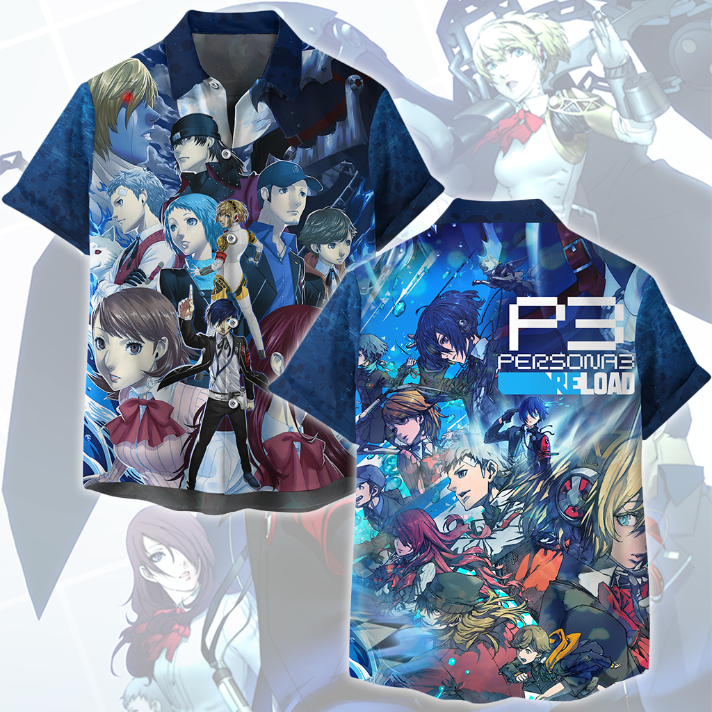 Persona 3 Reload Video Game All Over Printed T-shirt Tank Top Zip Hoodie Pullover Hoodie Hawaiian Shirt Beach Shorts Joggers Hawaiian Shirt S 