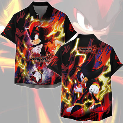 Shadow the Hedgehog (Sonic X) Video Game All Over Printed T-shirt Tank Top Zip Hoodie Pullover Hoodie Hawaiian Shirt Beach Shorts Joggers Hawaiian Shirt S