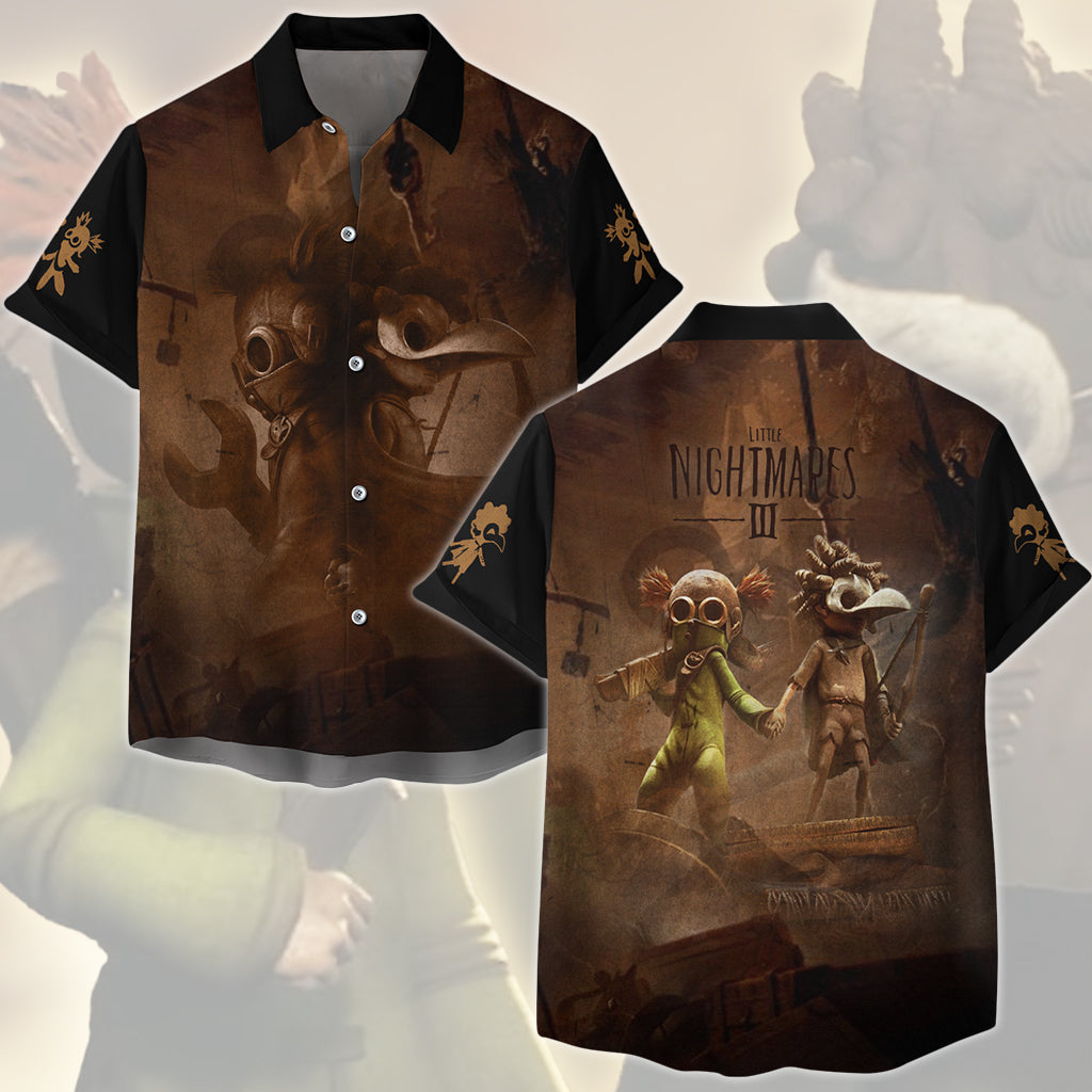 Little Nightmares 3 Video Game All Over Printed T-shirt Tank Top Zip Hoodie Pullover Hoodie Hawaiian Shirt Beach Shorts Joggers Hawaiian Shirt