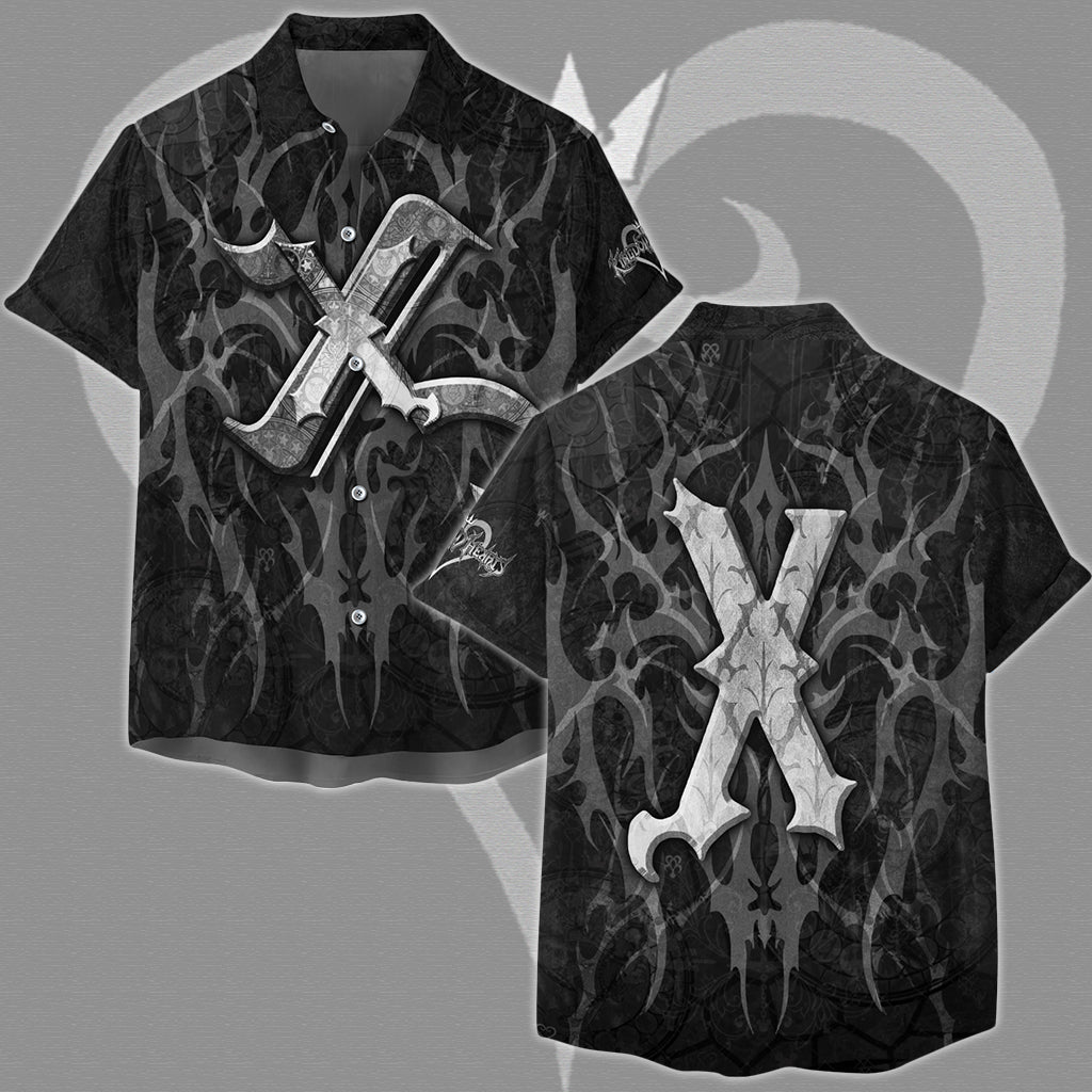 Kingdom Hearts Symbols Recusant’s Sigil Video Game All Over Printed T-shirt Tank Top Zip Hoodie Pullover Hoodie Hawaiian Shirt Beach Shorts Joggers