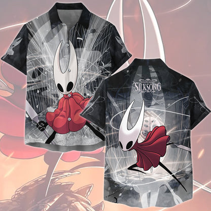 Hollow Knight: Silksong Video Game All Over Printed T-shirt Tank Top Zip Hoodie Pullover Hoodie Hawaiian Shirt Beach Shorts Joggers Hawaiian Shirt S