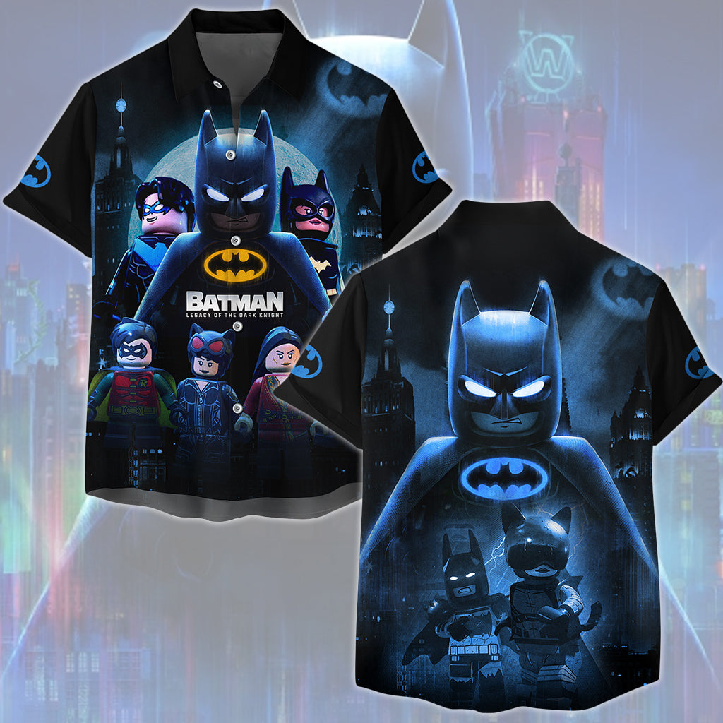 Batman: Legacy of the Dark Knight Video Game All Over Printed T-shirt Tank Top Zip Hoodie Pullover Hoodie Hawaiian Shirt Beach Shorts Joggers Hawaiian Shirt