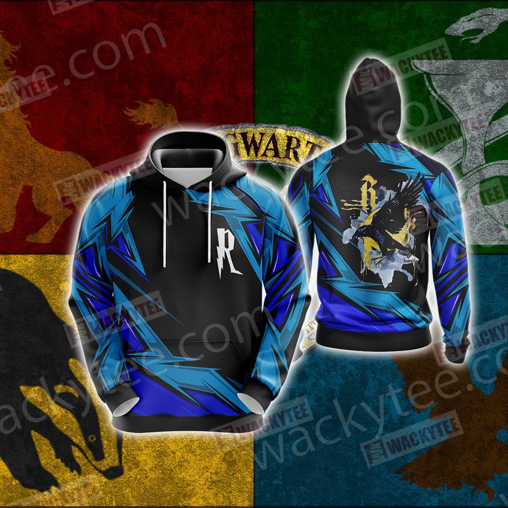 Harry Potter - Ravenclaw House Wacky Style Unisex 3D T-shirt Hoodie S 