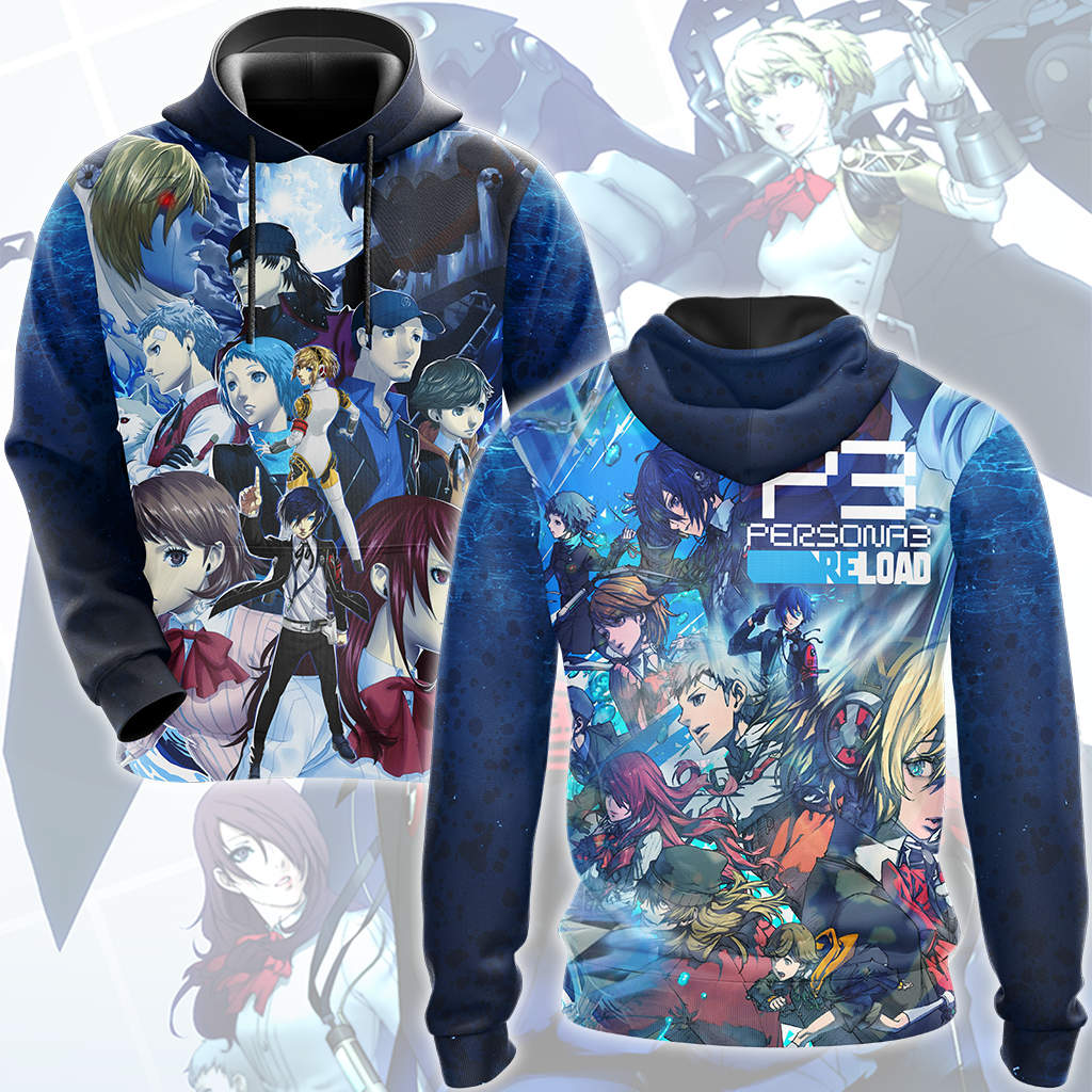 Persona 3 Reload Video Game All Over Printed T-shirt Tank Top Zip Hoodie Pullover Hoodie Hawaiian Shirt Beach Shorts Joggers Hoodie S 