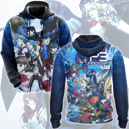 Persona 3 Reload Video Game All Over Printed T-shirt Tank Top Zip Hoodie Pullover Hoodie Hawaiian Shirt Beach Shorts Joggers Hoodie S 