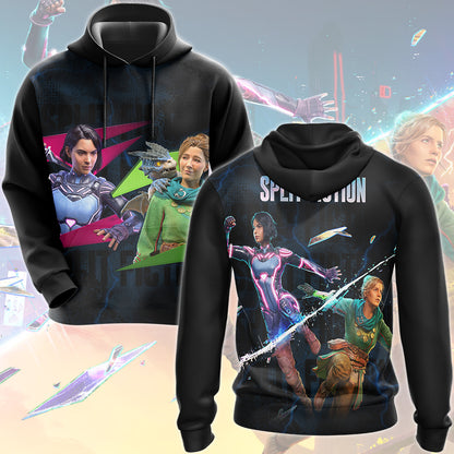 Split Fiction Video Game All Over Printed T-shirt Tank Top Zip Hoodie Pullover Hoodie Hawaiian Shirt Beach Shorts Joggers Hoodie S