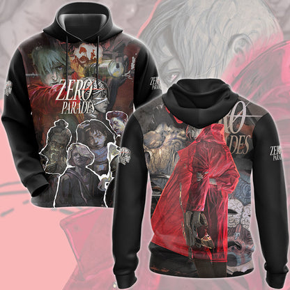 Zero Parades: For Dead Spies Video Game All Over Printed T-shirt Tank Top Zip Hoodie Pullover Hoodie Hawaiian Shirt Beach Shorts Joggers Hoodie