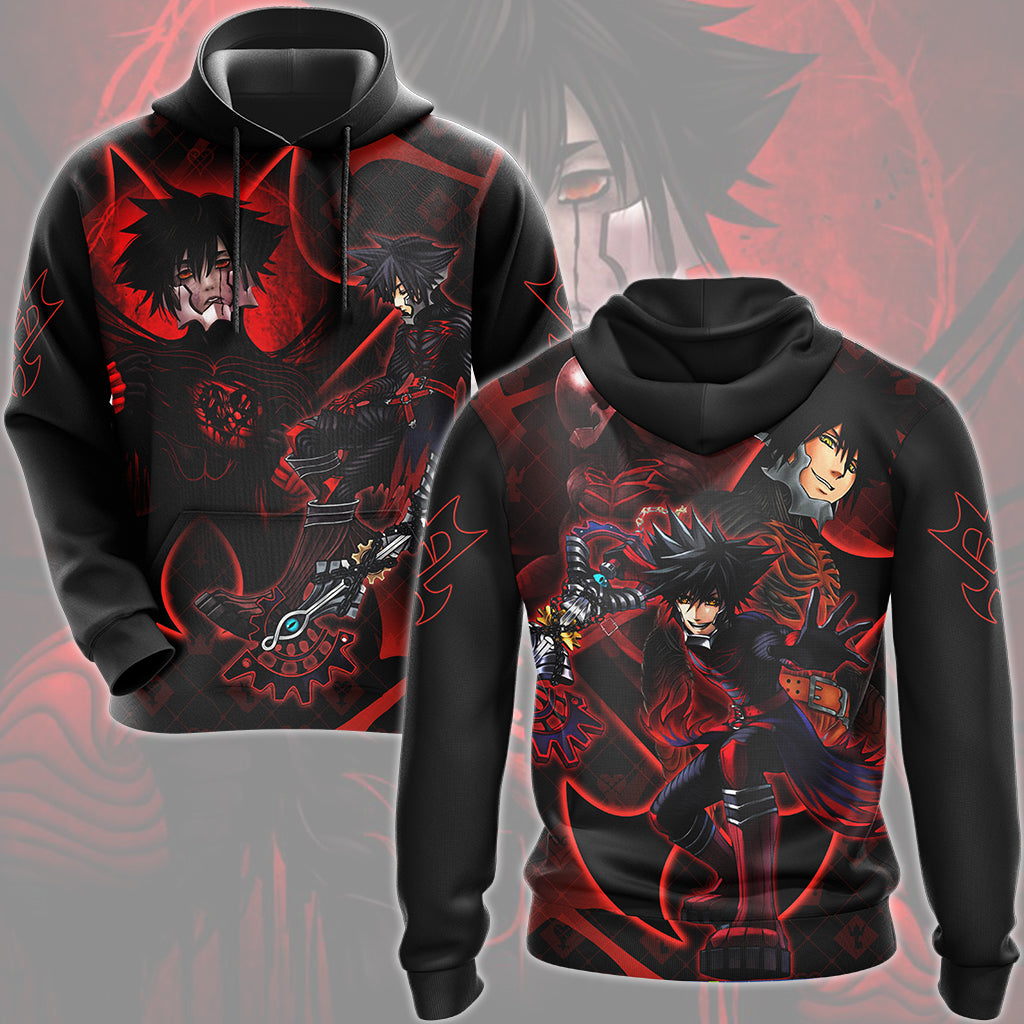 Kingdom Hearts Vanitas Video Game All Over Printed T-shirt Tank Top Zip Hoodie Pullover Hoodie Hawaiian Shirt Beach Shorts Joggers Hoodie S