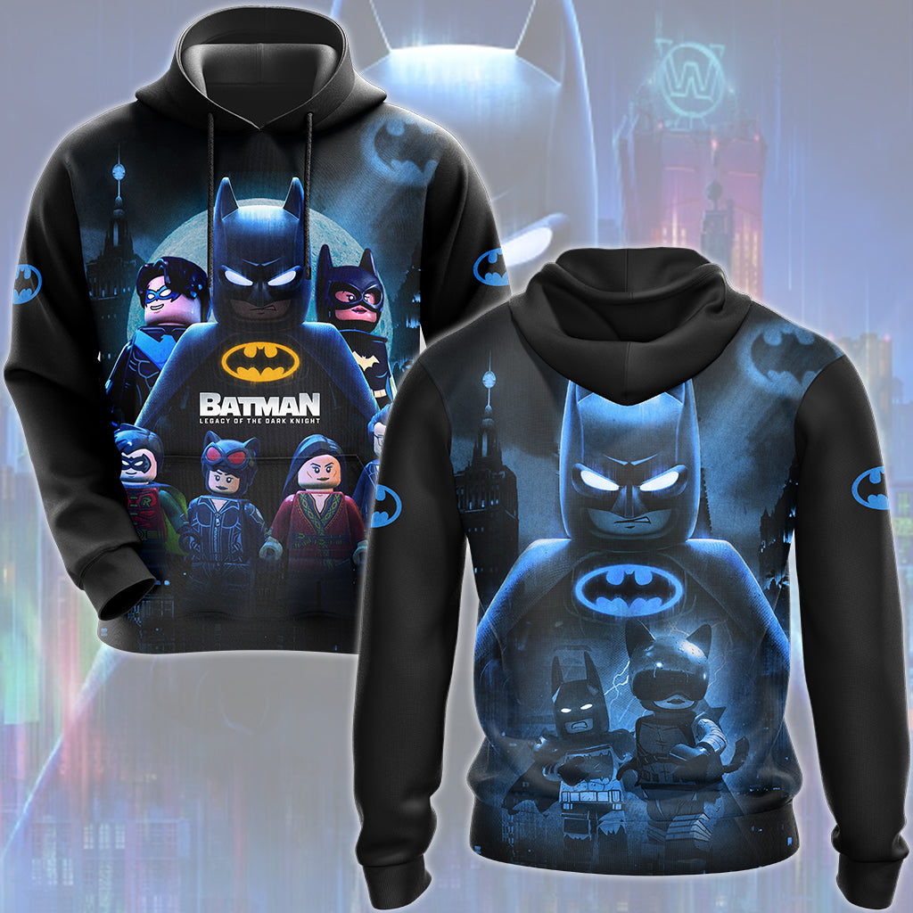 Batman: Legacy of the Dark Knight Video Game All Over Printed T-shirt Tank Top Zip Hoodie Pullover Hoodie Hawaiian Shirt Beach Shorts Joggers Hoodie