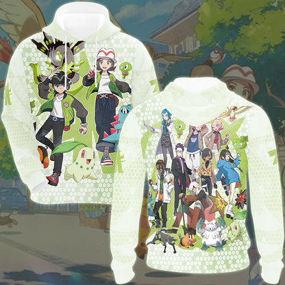 Pokemon Legends Z-A Video Game All Over Printed T-shirt Tank Top Zip Hoodie Pullover Hoodie Hawaiian Shirt Beach Shorts Joggers Hoodie