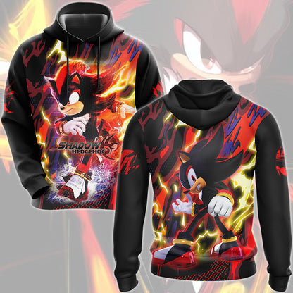 Shadow the Hedgehog (Sonic X) Video Game All Over Printed T-shirt Tank Top Zip Hoodie Pullover Hoodie Hawaiian Shirt Beach Shorts Joggers Hoodie S