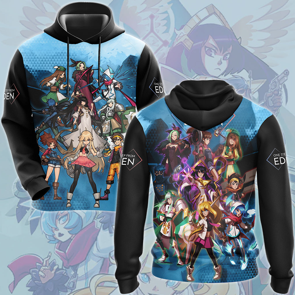 One Step From Eden Video Game All Over Printed T-shirt Tank Top Zip Hoodie Pullover Hoodie Hawaiian Shirt Beach Shorts Joggers Hoodie S