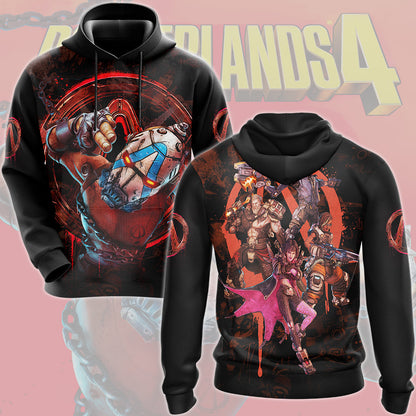 Borderlands 4 Video Game All Over Printed T-shirt Tank Top Zip Hoodie Pullover Hoodie Hawaiian Shirt Beach Shorts Joggers Hoodie