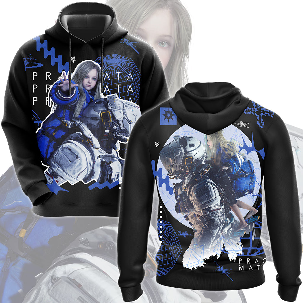 Pragmata Video Game All Over Printed T-shirt Tank Top Zip Hoodie Pullover Hoodie Hawaiian Shirt Beach Shorts Joggers Hoodie