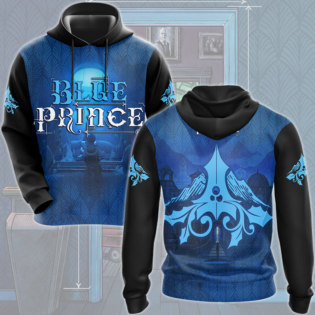 Blue Prince Video Game All Over Printed T-shirt Tank Top Zip Hoodie Pullover Hoodie Hawaiian Shirt Beach Shorts Joggers Hoodie S