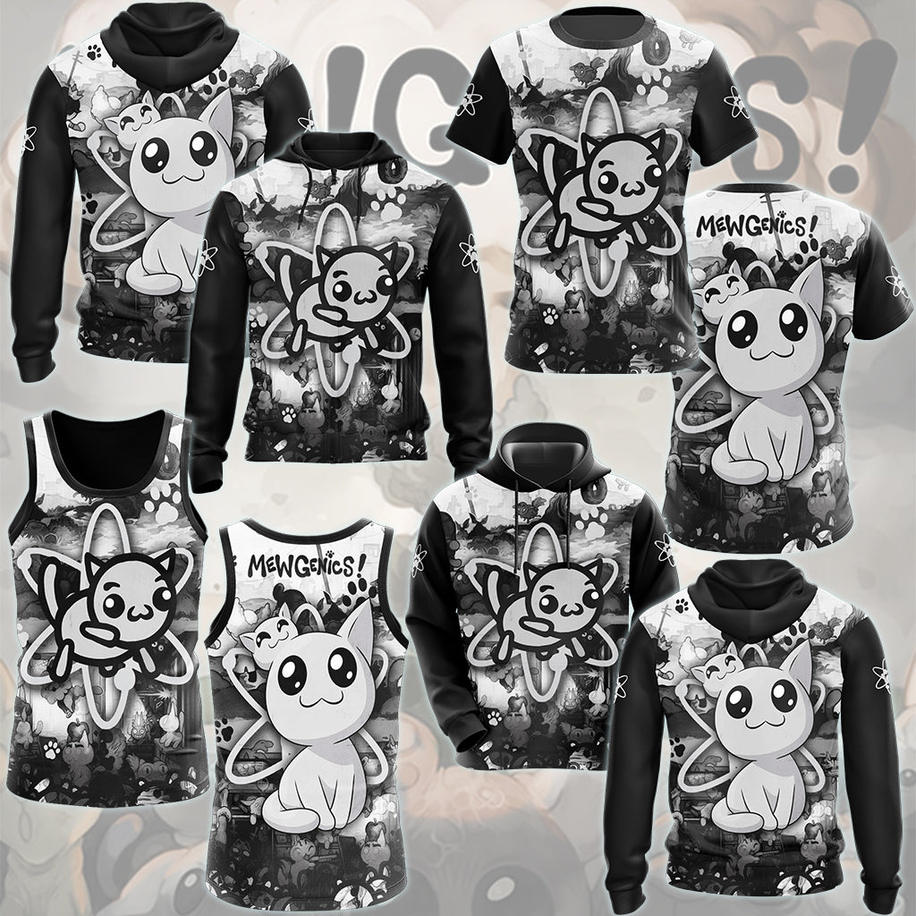 Mewgenics Video Game All Over Printed T-shirt Tank Top Zip Hoodie Pullover Hoodie Hawaiian Shirt Beach Shorts Joggers