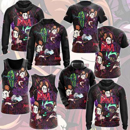 Mina the Hollower Video Game All Over Printed T-shirt Tank Top Zip Hoodie Pullover Hoodie Hawaiian Shirt Beach Shorts Joggers