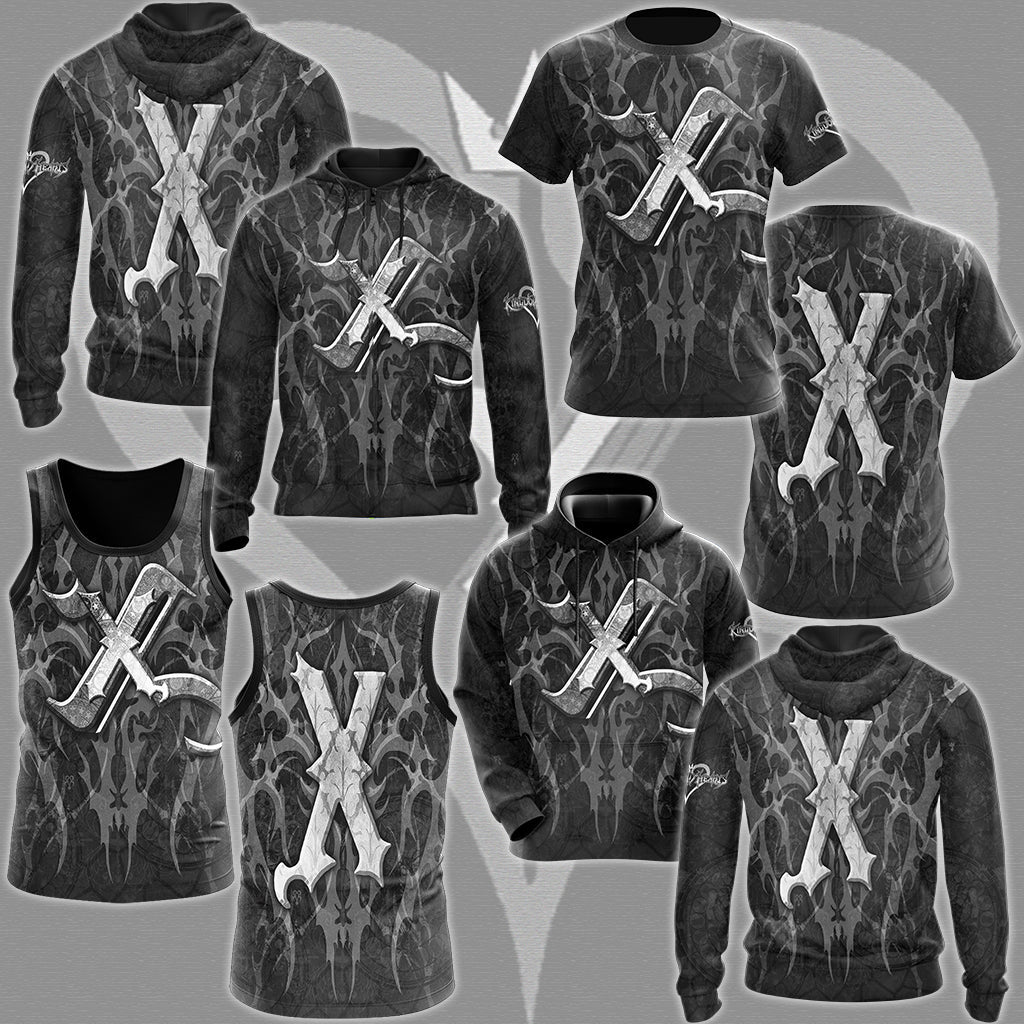 Kingdom Hearts Symbols Recusant’s Sigil Video Game All Over Printed T-shirt Tank Top Zip Hoodie Pullover Hoodie Hawaiian Shirt Beach Shorts Joggers