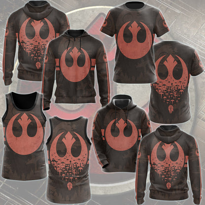 Star Wars Rebel Alliance Video Game All Over Printed T-shirt Tank Top Zip Hoodie Pullover Hoodie Hawaiian Shirt Beach Shorts Joggers