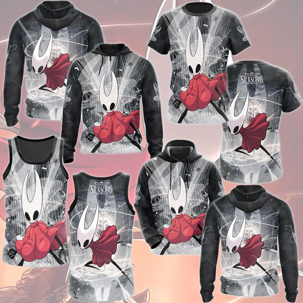 Hollow Knight: Silksong Video Game All Over Printed T-shirt Tank Top Zip Hoodie Pullover Hoodie Hawaiian Shirt Beach Shorts Joggers