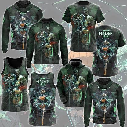 Hades II Video Game All Over Printed T-shirt Tank Top Zip Hoodie Pullover Hoodie Hawaiian Shirt Beach Shorts Joggers