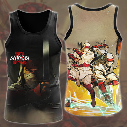 Shinobi: Art of Vengeance Video Game All Over Printed T-shirt Tank Top Zip Hoodie Pullover Hoodie Hawaiian Shirt Beach Shorts Joggers Tank Top S