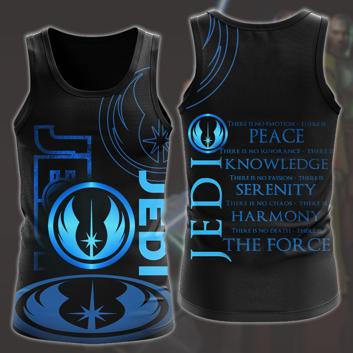 Star Wars The Jedi Code Video Game All Over Printed T-shirt Tank Top Zip Hoodie Pullover Hoodie Hawaiian Shirt Beach Shorts Joggers Tank Top