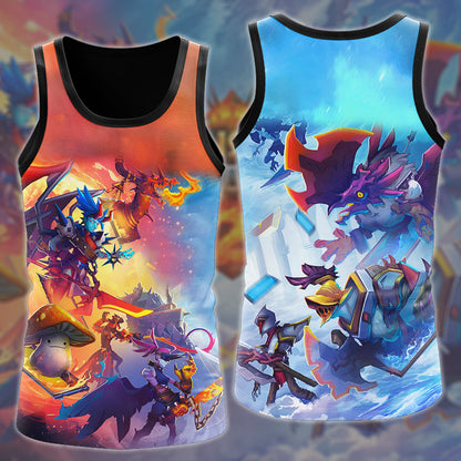 Monster Train 2 Video Game All Over Printed T-shirt Tank Top Zip Hoodie Pullover Hoodie Hawaiian Shirt Beach Shorts Joggers Tank Top S