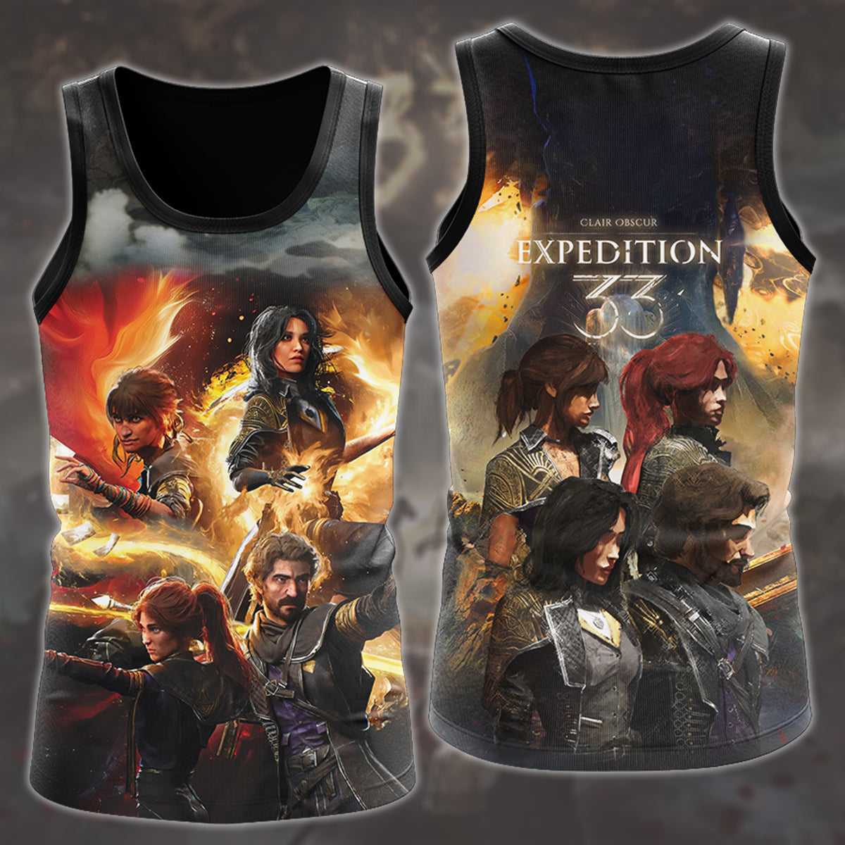 Clair Obscur: Expedition 33 Video Game All Over Printed T-shirt Tank Top Zip Hoodie Pullover Hoodie Hawaiian Shirt Beach Shorts Joggers Tank Top S