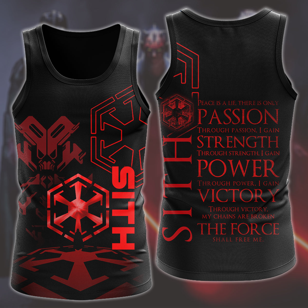 Star Wars Sith Code Unisex 3D T-shirt