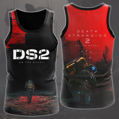 Death Stranding 2: On the Beach Video Game All Over Printed T-shirt Tank Top Zip Hoodie Pullover Hoodie Hawaiian Shirt Beach Shorts Joggers Tank Top S