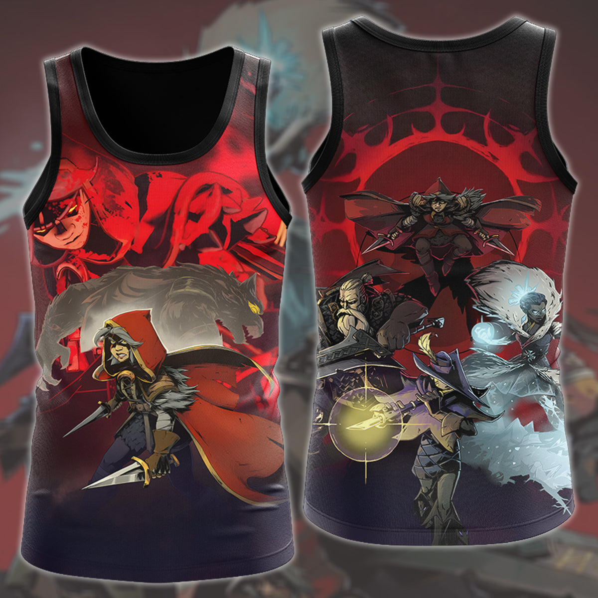 Ravenswatch Video Game All Over Printed T-shirt Tank Top Zip Hoodie Pullover Hoodie Hawaiian Shirt Beach Shorts Joggers Tank Top