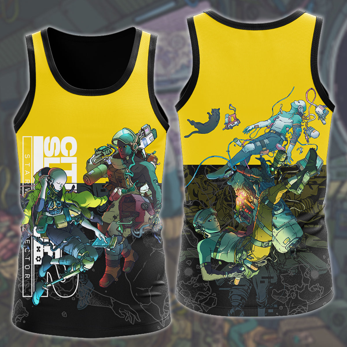 Citizen Sleeper 2: Starward Vector Video Game All Over Printed T-shirt Tank Top Zip Hoodie Pullover Hoodie Hawaiian Shirt Beach Shorts Joggers Tank Top S