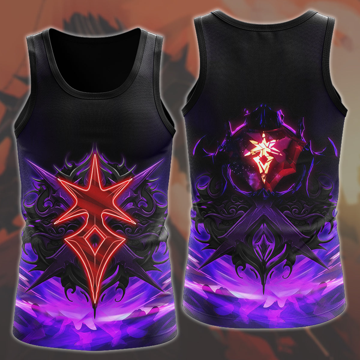 Final Fantasy Dark Knight Video Game All Over Printed T-shirt Tank Top Zip Hoodie Pullover Hoodie Hawaiian Shirt Beach Shorts Joggers Tank Top S