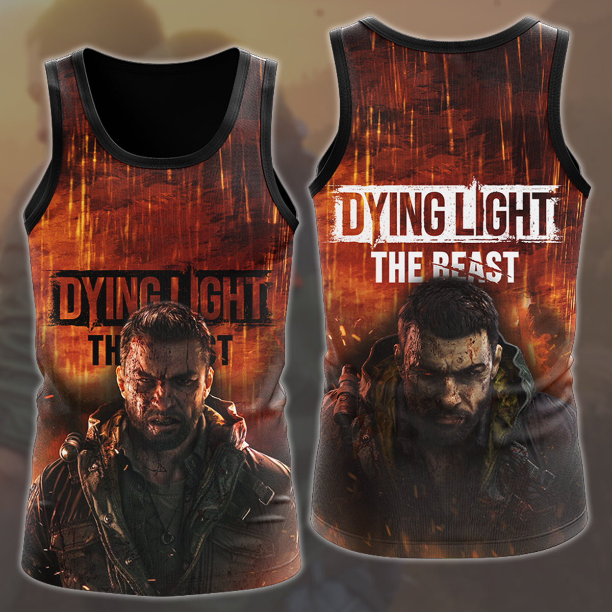 Dying Light: The Beast Video Game All Over Printed T-shirt Tank Top Zip Hoodie Pullover Hoodie Hawaiian Shirt Beach Shorts Joggers Tank Top S