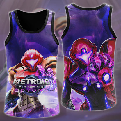 Metroid Prime 4: Beyond Video Game All Over Printed T-shirt Tank Top Zip Hoodie Pullover Hoodie Hawaiian Shirt Beach Shorts Joggers Tank Top