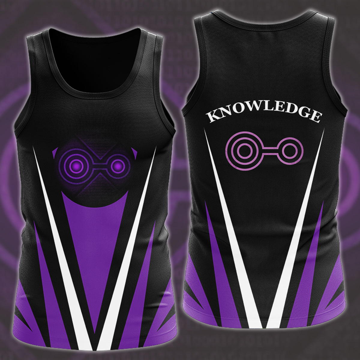 Digimon Crest Of Knowledge Video Game All Over Printed T-shirt Tank Top Zip Hoodie Pullover Hoodie Hawaiian Shirt Beach Shorts Joggers Tank Top S