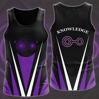 Digimon Crest Of Knowledge Video Game All Over Printed T-shirt Tank Top Zip Hoodie Pullover Hoodie Hawaiian Shirt Beach Shorts Joggers Tank Top S