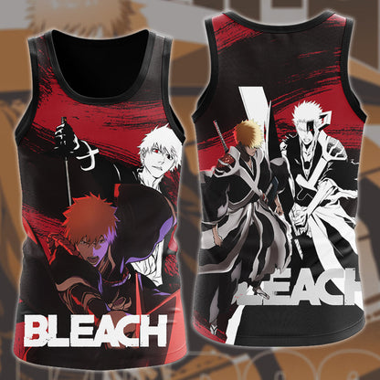 Bleach: Thousand-Year Blood War Manga Anime All Over Printed T-shirt Tank Top Zip Hoodie Pullover Hoodie Hawaiian Shirt Beach Shorts Joggers Tank Top