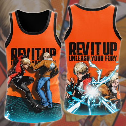 Fatal Fury: City of the Wolves Video Game All Over Printed T-shirt Tank Top Zip Hoodie Pullover Hoodie Hawaiian Shirt Beach Shorts Joggers Tank Top S