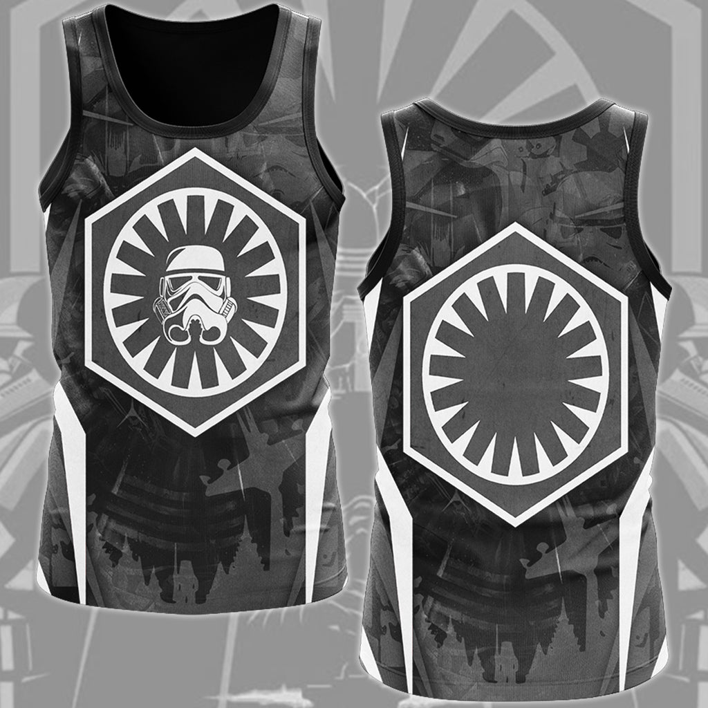 Star Wars First Order Video Game All Over Printed T-shirt Tank Top Zip Hoodie Pullover Hoodie Hawaiian Shirt Beach Shorts Joggers Tank Top