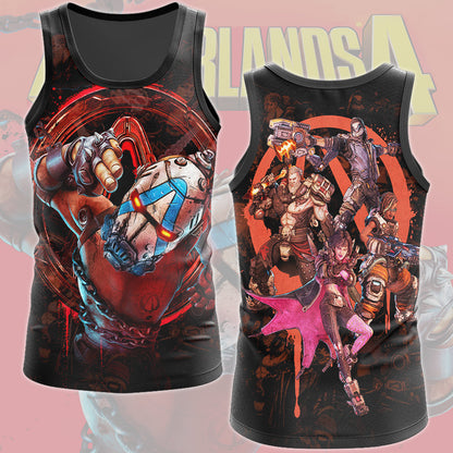 Borderlands 4 Video Game All Over Printed T-shirt Tank Top Zip Hoodie Pullover Hoodie Hawaiian Shirt Beach Shorts Joggers Tank Top