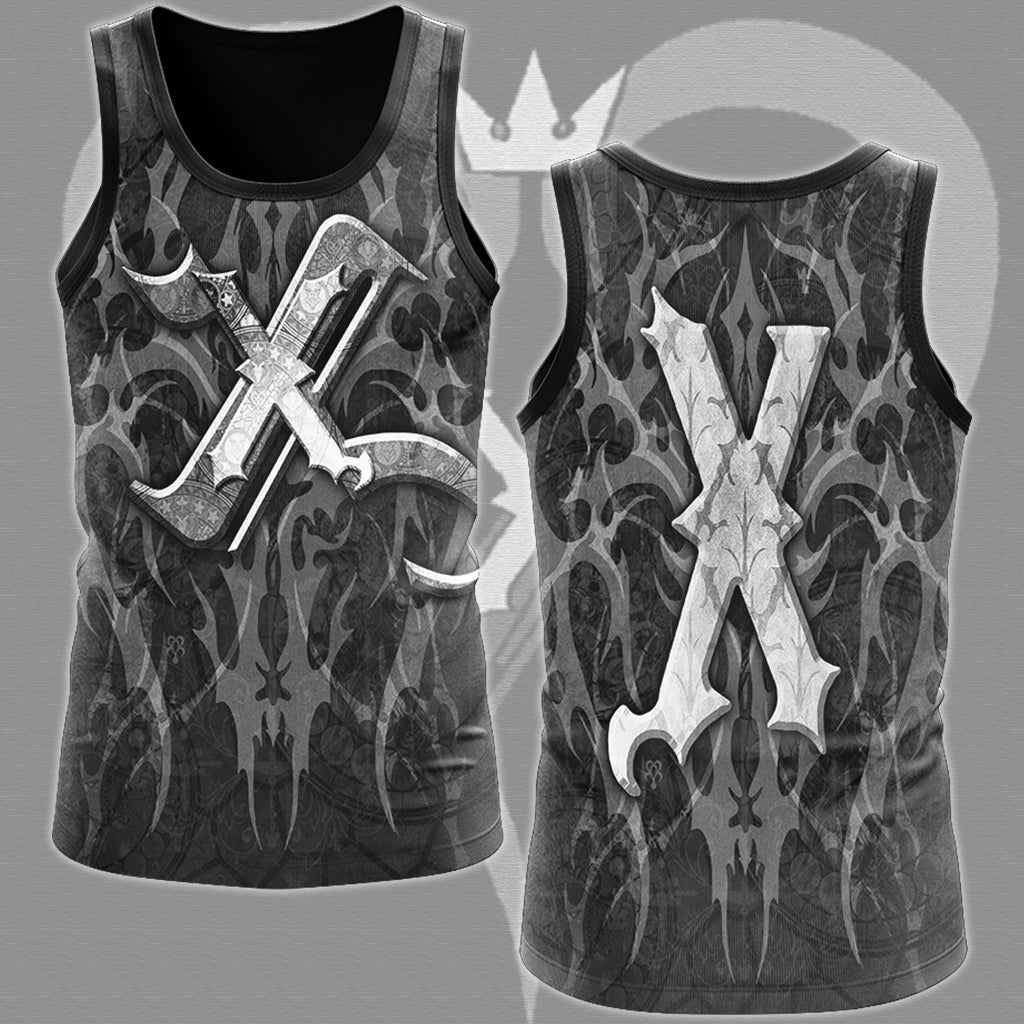 Kingdom Hearts Symbols Recusant’s Sigil Video Game All Over Printed T-shirt Tank Top Zip Hoodie Pullover Hoodie Hawaiian Shirt Beach Shorts Joggers