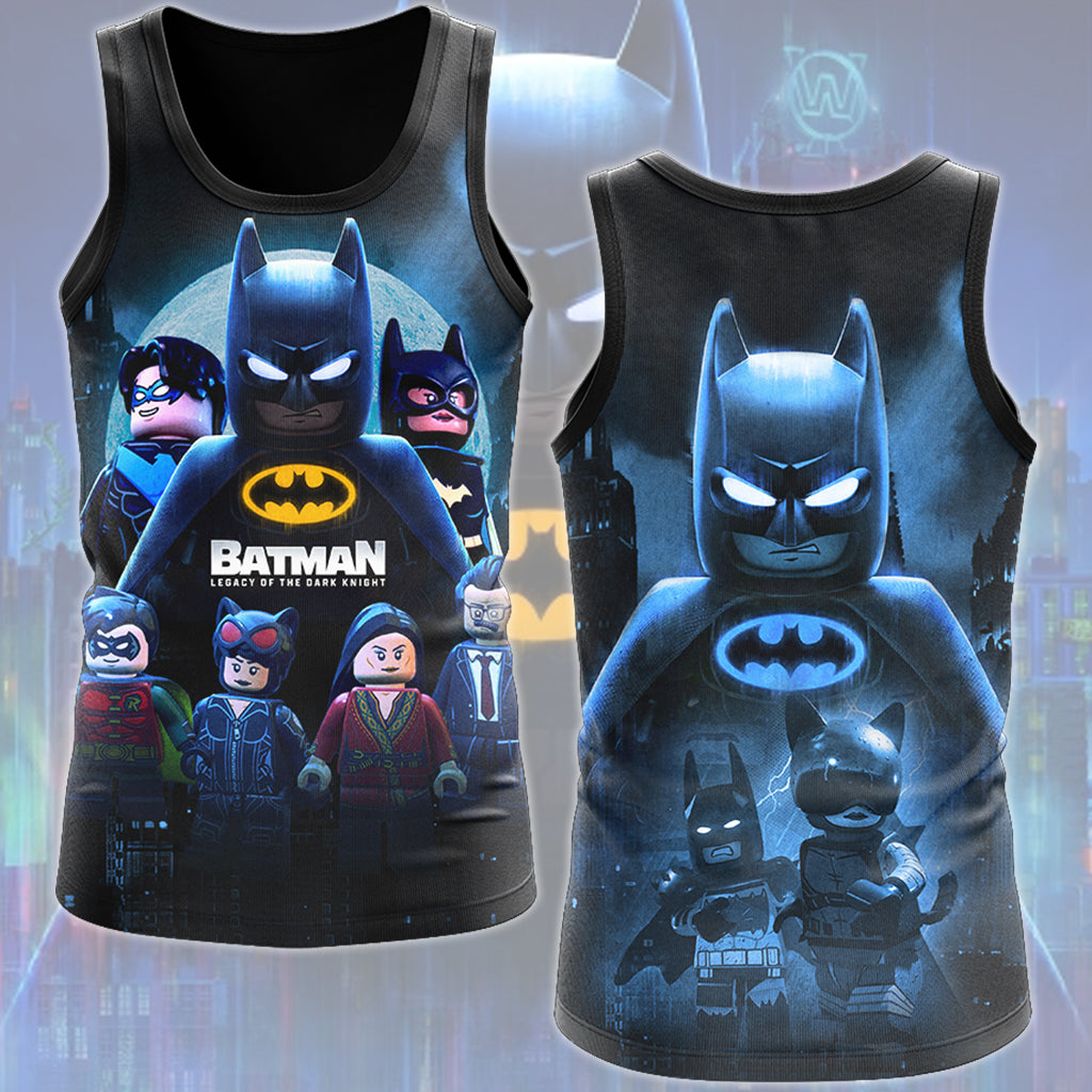 Batman: Legacy of the Dark Knight Video Game All Over Printed T-shirt Tank Top Zip Hoodie Pullover Hoodie Hawaiian Shirt Beach Shorts Joggers Tank Top