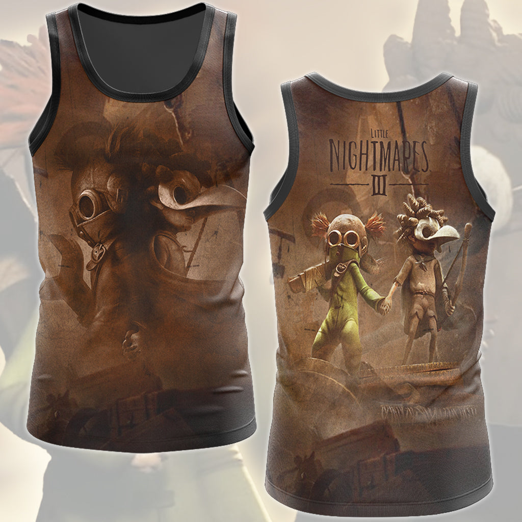 Little Nightmares 3 Video Game All Over Printed T-shirt Tank Top Zip Hoodie Pullover Hoodie Hawaiian Shirt Beach Shorts Joggers Tank Top