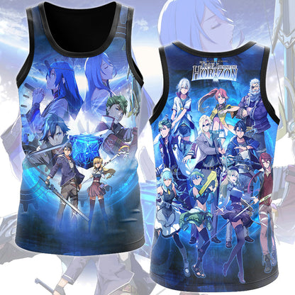 The Legend of Heroes: Trails Beyond the Horizon Video Game All Over Printed T-shirt Tank Top Zip Hoodie Pullover Hoodie Hawaiian Shirt Beach Shorts Joggers Tank Top